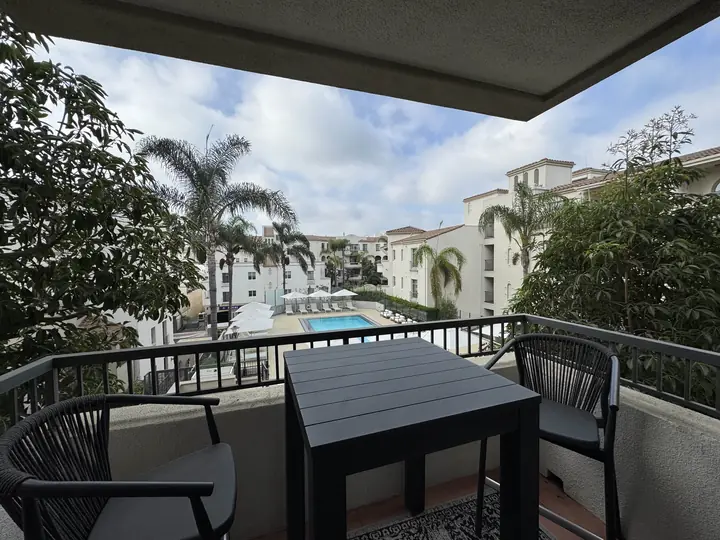 Westwood Airbnb, private balcony